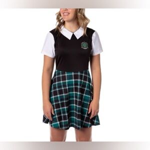 harry potter hogwarts landscape skater dress Ladies Dress, Harry Potter Inspired, Skater Dress, Universal, Epic, Wizarding World, Summer Dress, Hermione, Theme Park, Hogwarts, Hallows